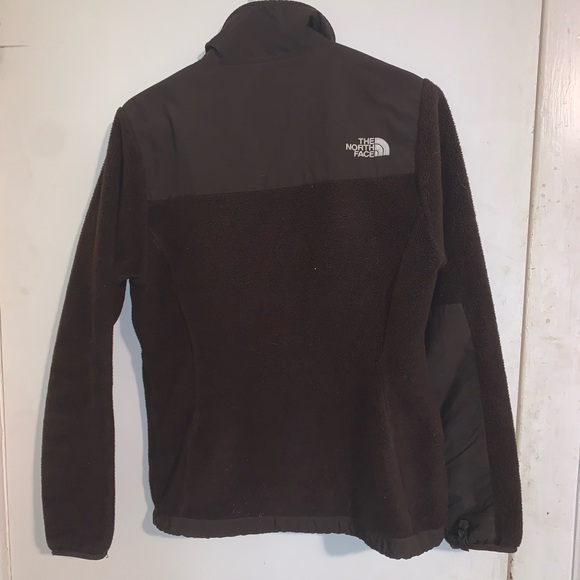 North Face Dark Brown Zipper Jacket - Picture 5 of 6